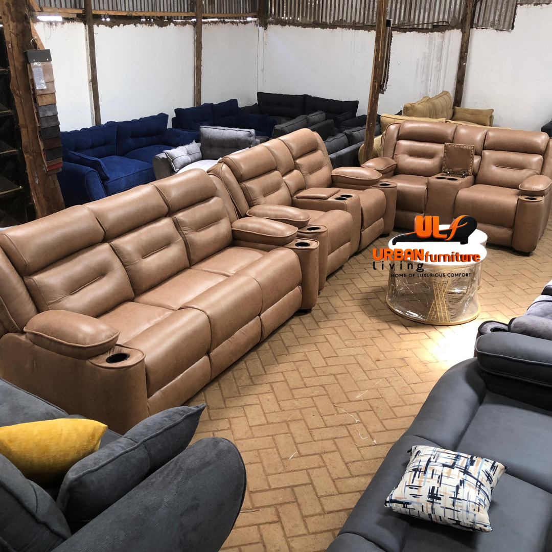 luxury recliner sofa set